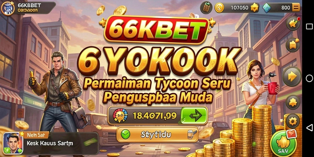 Tampilan menarik gameplay 66KBET dalam membangun kerajaan bisnis.