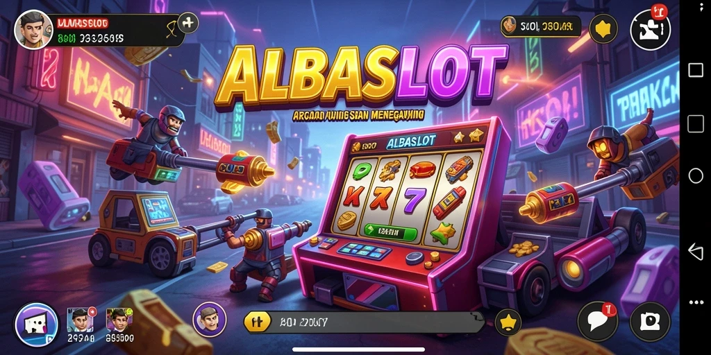 Screenshot gameplay ALBASLOT dengan aksi seru dan grafis menawan.