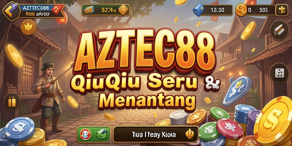 Tampilan menarik dari gameplay QiuQiu AZTEC88.