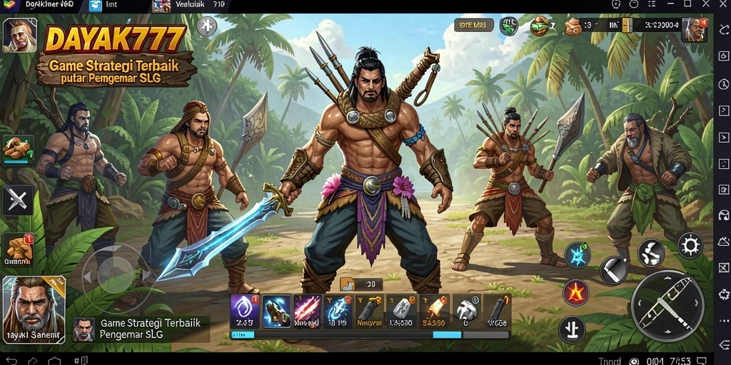 Tampilan menarik dari gameplay DAYAK777 yang penuh strategi.