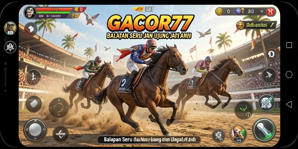 Gameplay balapan GACOR77 dengan grafik yang menakjubkan
