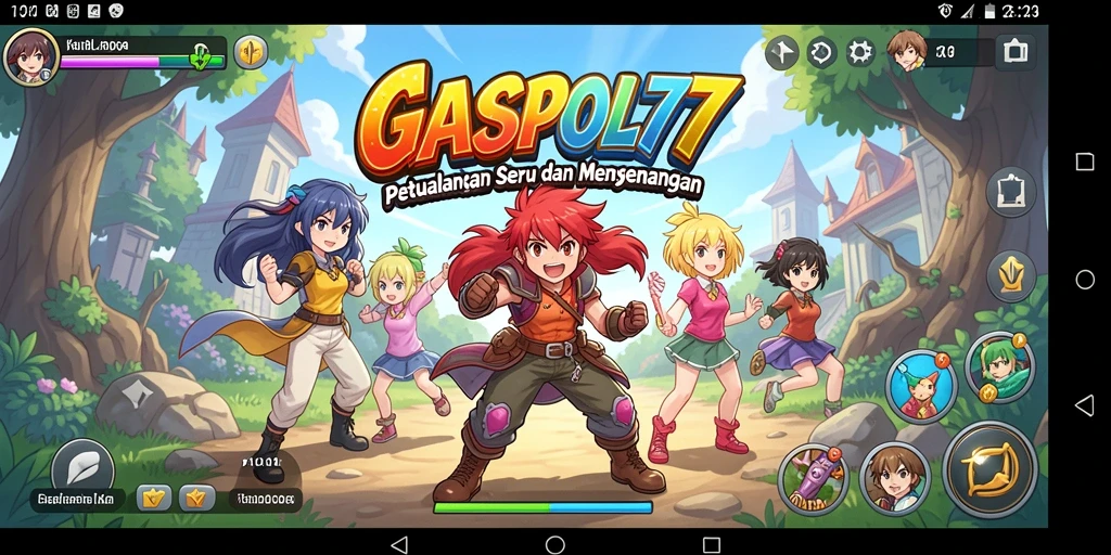 Tampilan gameplay GASPOL77 yang memukau dan penuh warna.