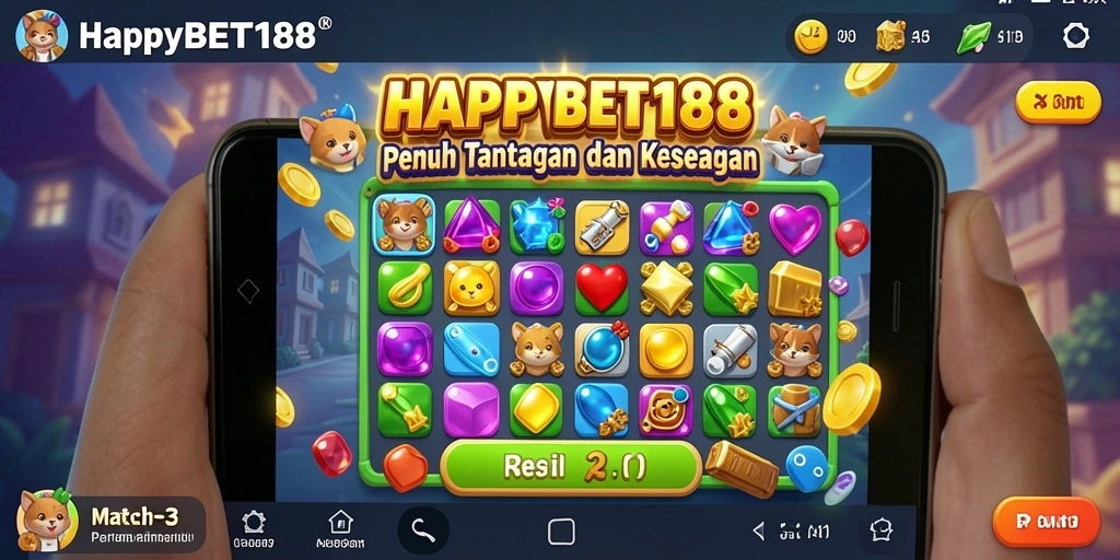 Tampilan menarik dari gameplay <strong>HAPPYBET188</strong> yang penuh warna dan tantangan.