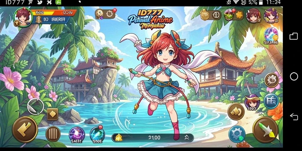 Gameplay seru ID777 dengan karakter anime yang menawan.