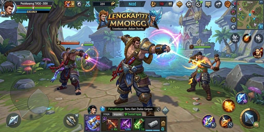 Gameplay seru di dunia fantasi LENGKAP777.