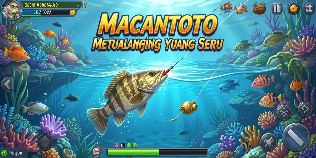 Tampilan gameplay menarik saat memancing di <strong>MACANTOTO</strong>