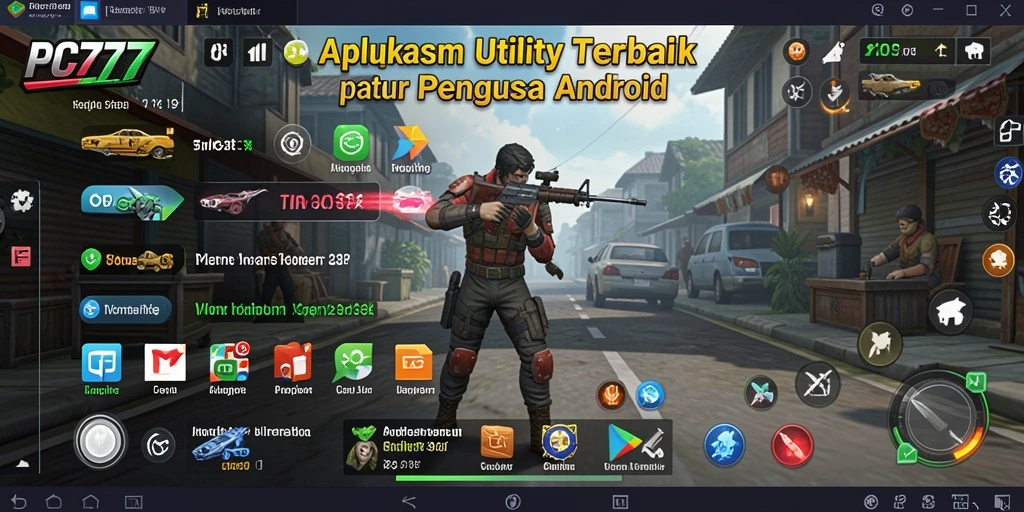 Tampilan antarmuka PC777 yang simpel dan efisien.