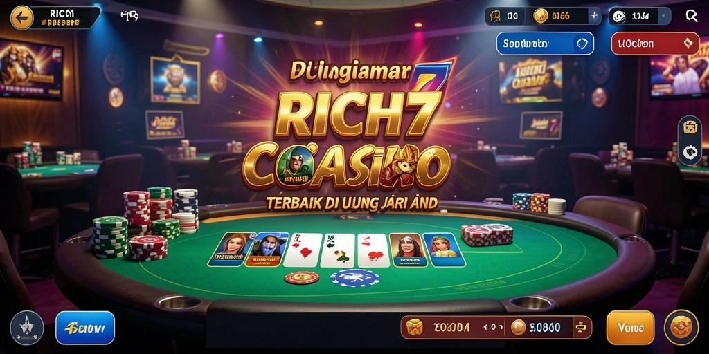 Gameplay seru dan interaktif di RICH7 Live Casino.