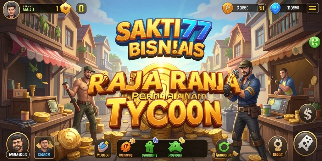Tampilan gameplay SAKTI77 dengan elemen Tycoon yang menarik.