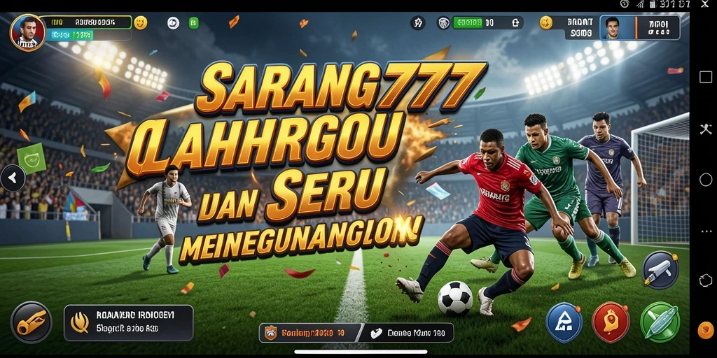 Tampilan seru dari pertandingan olahraga di SARANG777.