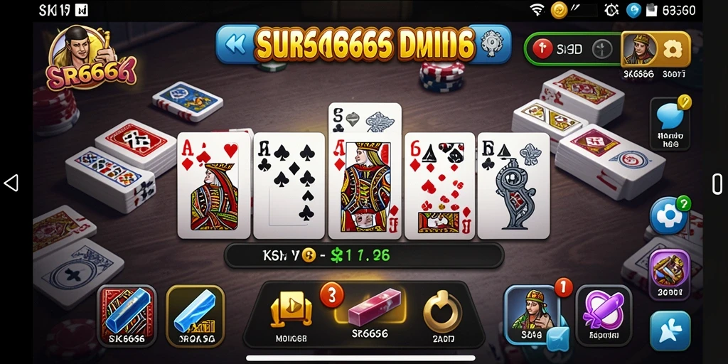 Tampilan menarik dari permainan Domino SR6666.