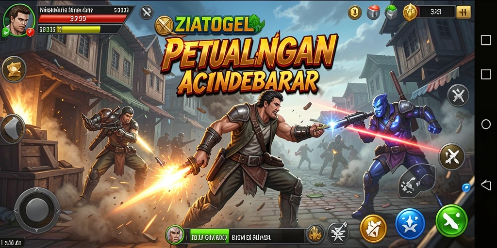 Tampilan mendebarkan dari gameplay ZIATOGEL yang penuh aksi.